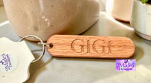 Load image into Gallery viewer, Personalized Wood Keychains-Oak
