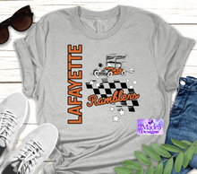 Load image into Gallery viewer, School Mascot Checkerboard Shirt-Heritage Generals, Ringgold Tigers, LFO Warriors, Gordon Lee Trojans, Ridgeland Panthers,  Lafayette Ramblers
