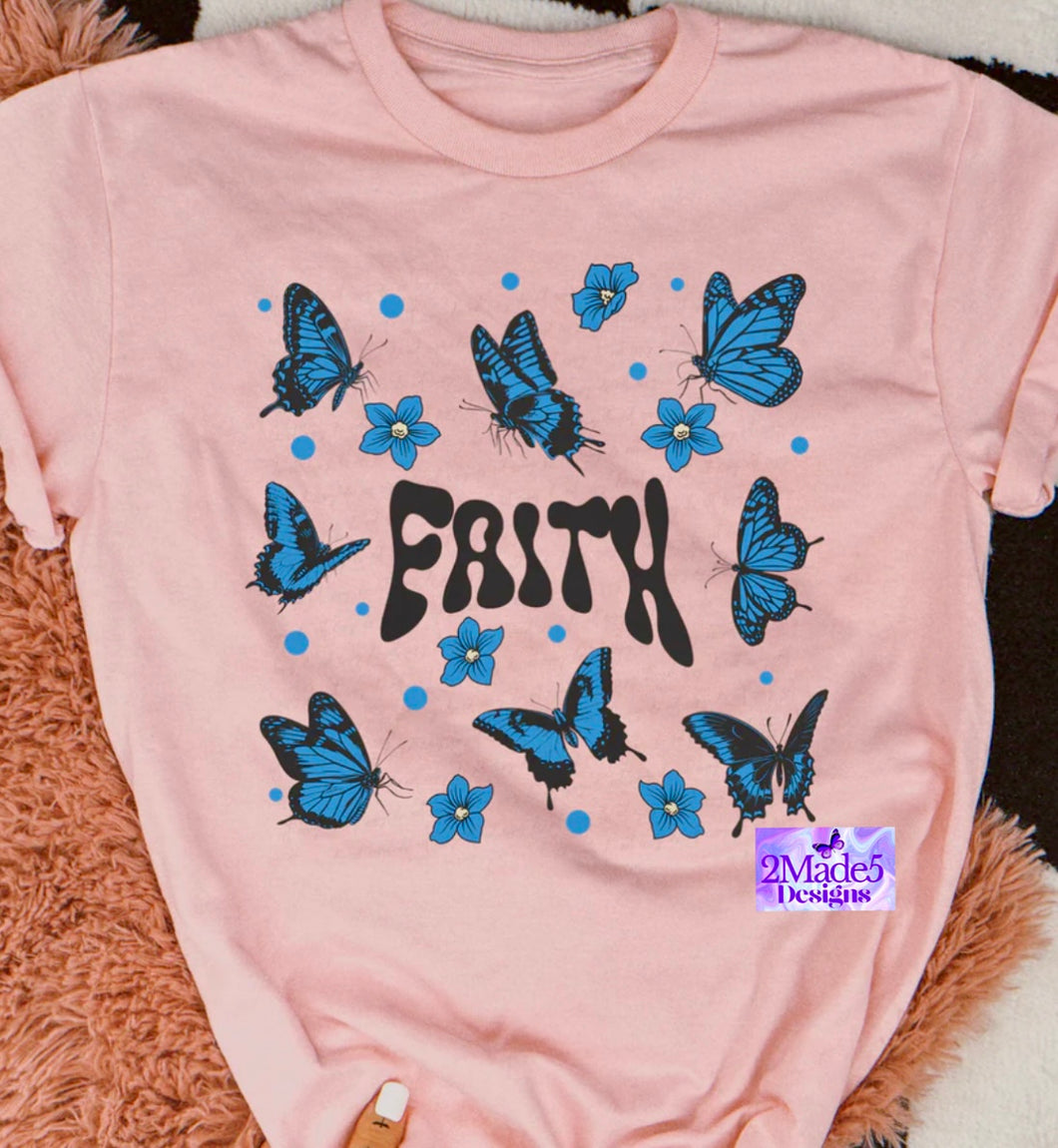 Faith Butterflies Shirt