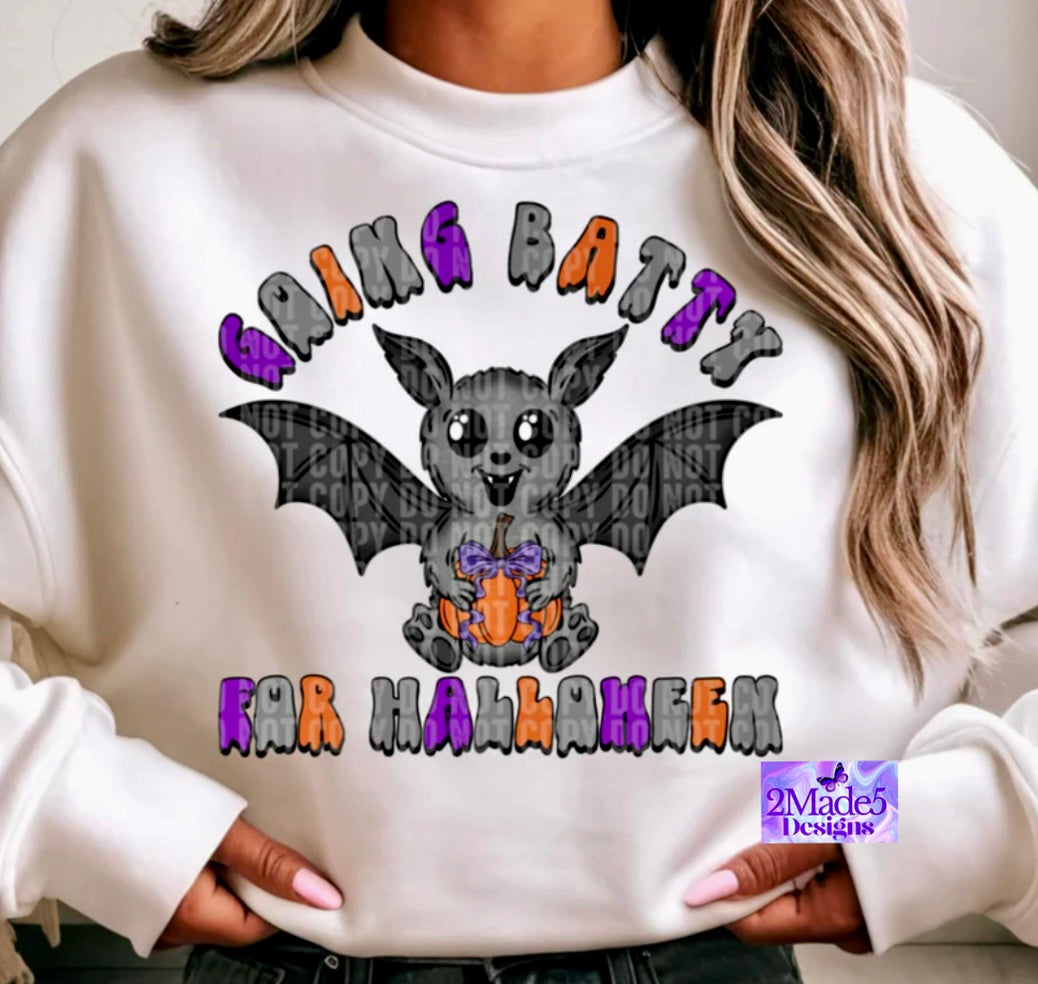 Going Batty For Halloween Shirt