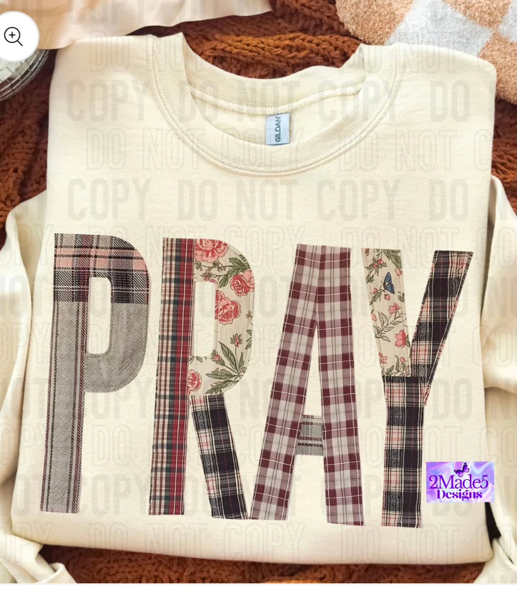 Pray Patchwork Shirt
