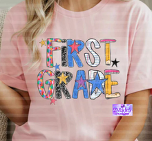 Load image into Gallery viewer, Teacher, Homeschool &amp; Grade Level School Font Shirts
