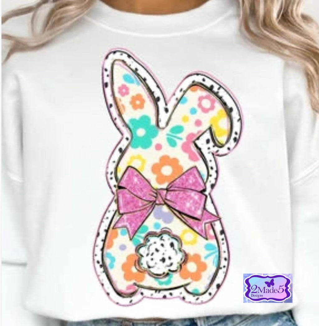 Flower Easter Bunny Shirt