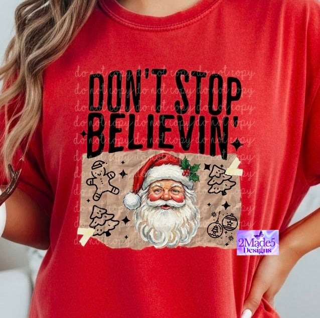 Don’t Stop Believin’ Drawing Shirt