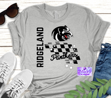 Load image into Gallery viewer, School Mascot Checkerboard Shirt-Heritage Generals, Ringgold Tigers, LFO Warriors, Gordon Lee Trojans, Ridgeland Panthers,  Lafayette Ramblers
