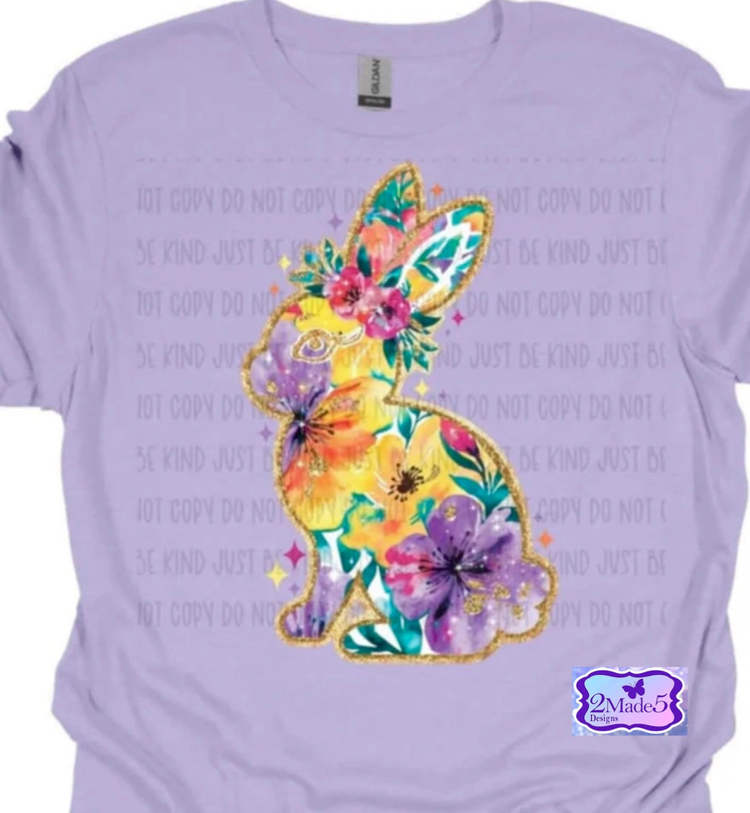 Floral Bunny Shirt
