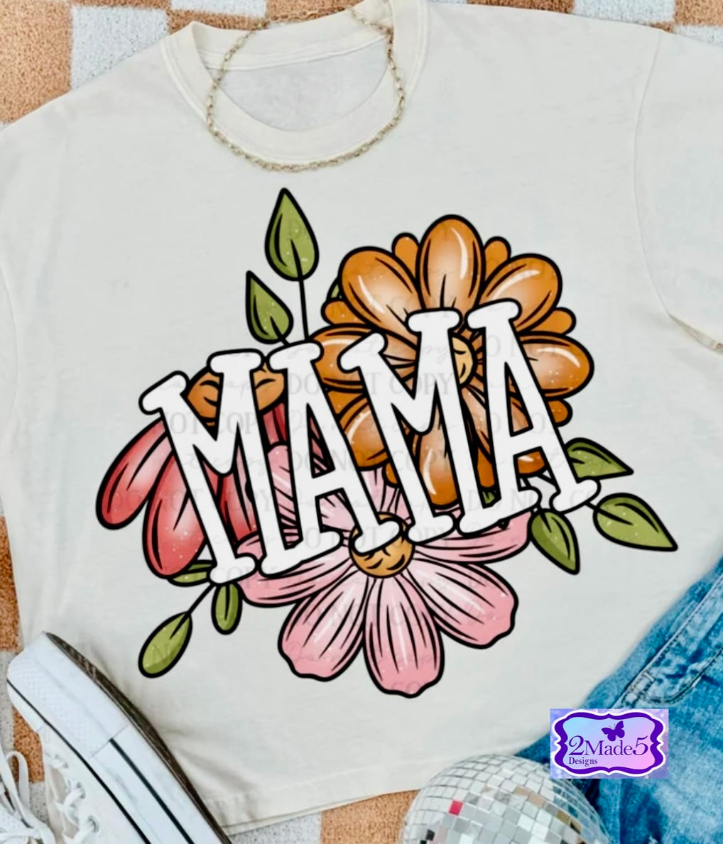 Mama Floral Shirt