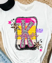 Load image into Gallery viewer, Teacher &amp; Grade Level Pencil Dotted Stars Shirts
