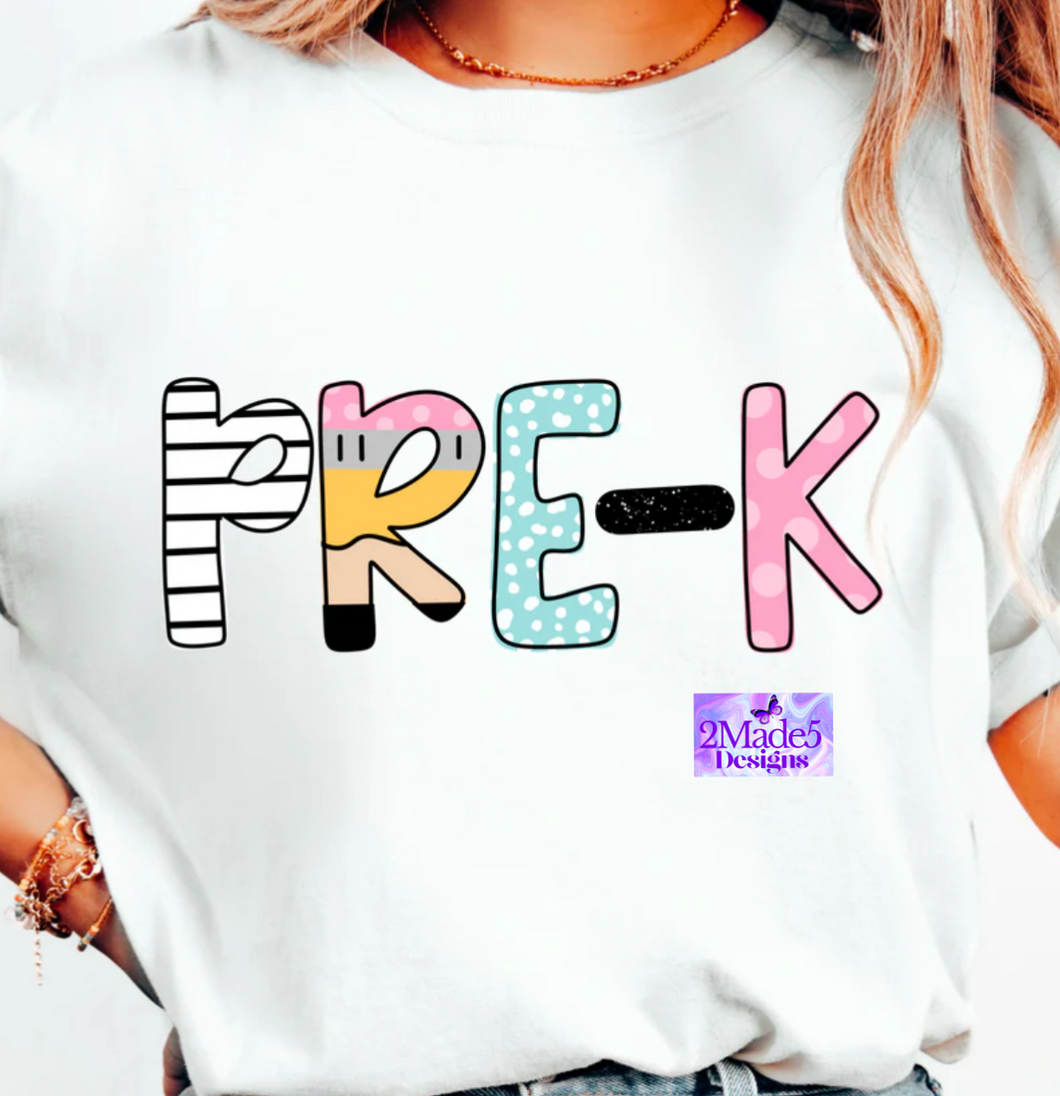 Grade Level Pencil Paper Shirts