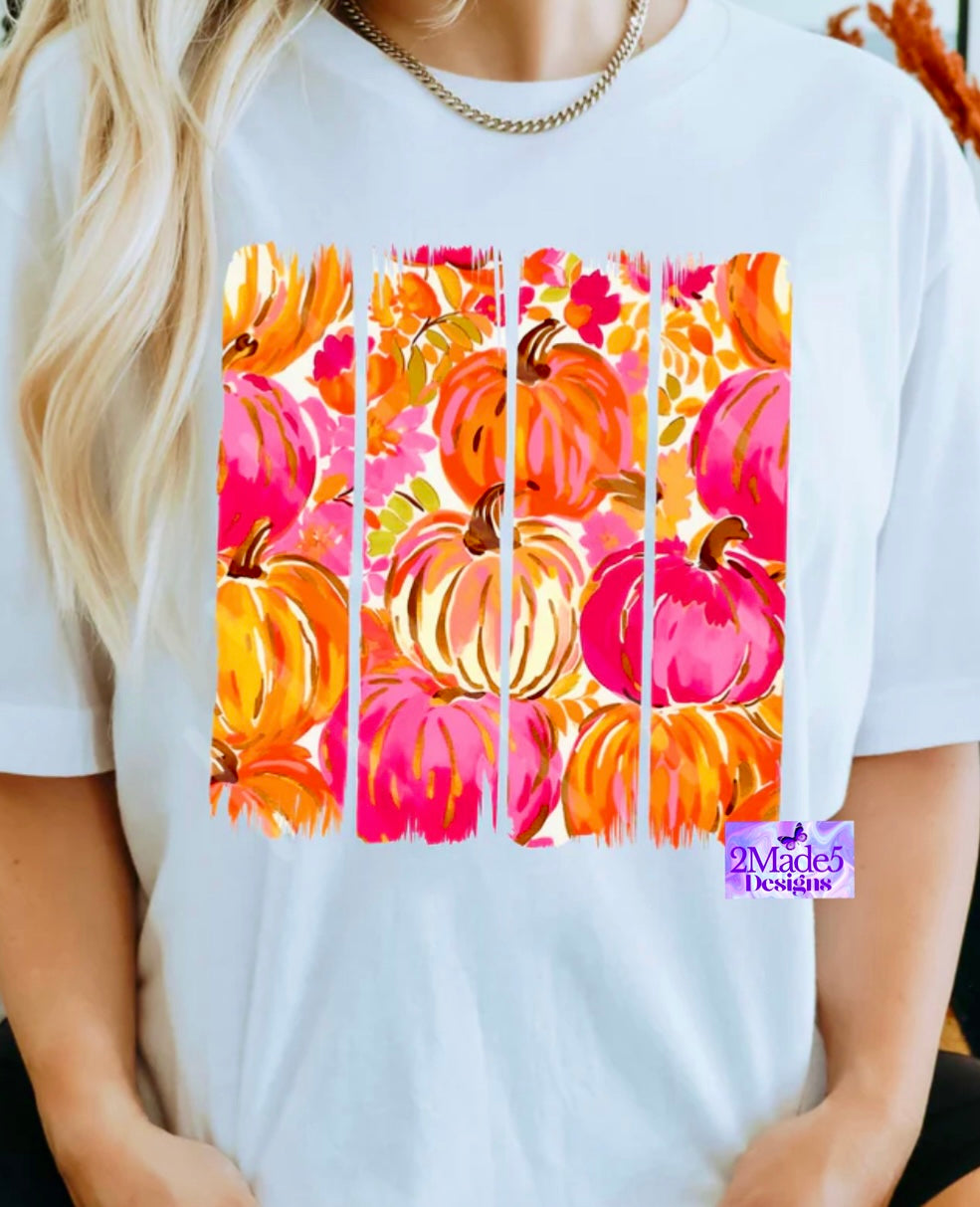Pink & Orange Pumpkins Shirt