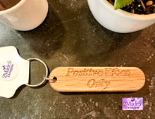 Load image into Gallery viewer, Personalized Wood Keychains-Oak
