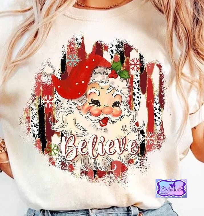 Believe Santa Shirt