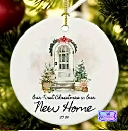 Our First Christmas In Our New Home 2024 Ornament