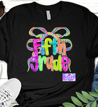 Load image into Gallery viewer, Grade Level Bright Bow Shirts
