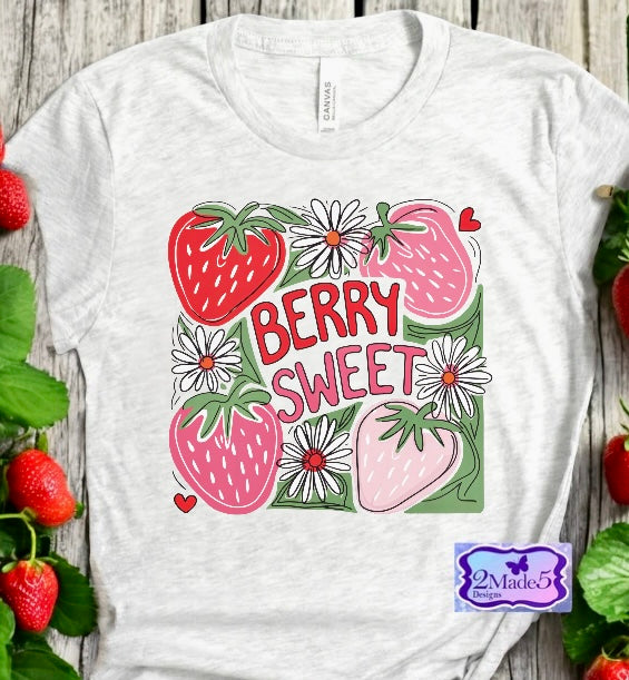 Berry Sweet Bella Canvas Ash Shirt