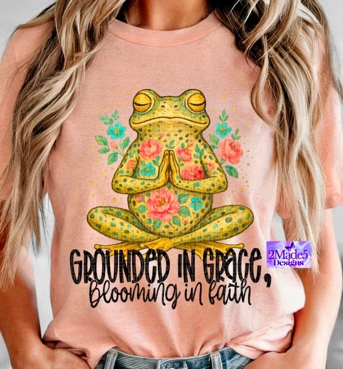 Grounded In Grace, Blooming In Faith Shirt