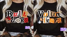 Load image into Gallery viewer, College Football Letters Shirt - Tennessee &amp; Georgia
