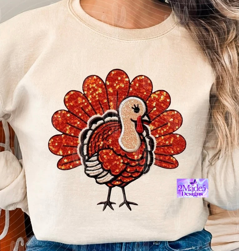 Turkey faux sequin Shirt