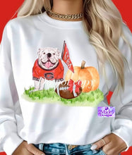 Load image into Gallery viewer, College Football Mascot Pumpkin Shirt - Georgia, Tennessee, Alabama &amp; Auburn Shirts
