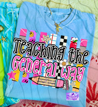 Load image into Gallery viewer, Teaching The School Mascot Way Shirt-Generals, Tigers,Warriors, Trojans, Panthers, Ramblers

