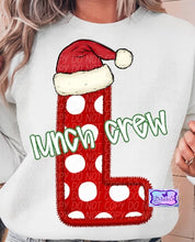 Load image into Gallery viewer, Santa Hat School Principal, Teacher, Bus Driver, Lunch Crew Shirt
