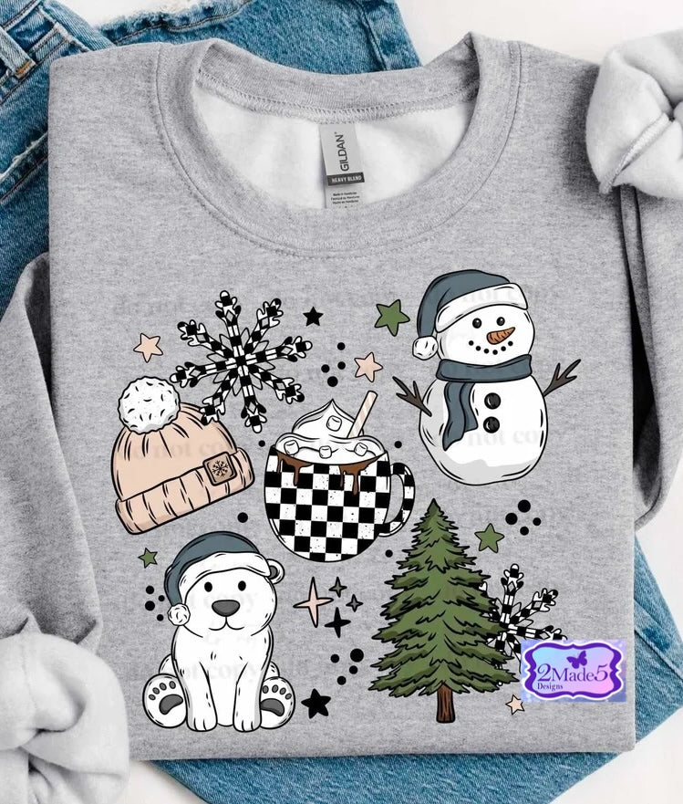 Winter Collage Shirt