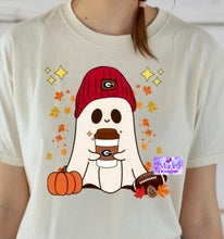 Load image into Gallery viewer, College Football Mascot Ghost Shirt - Georgia, Tennessee, Alabama &amp; Florida
