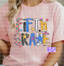 Load image into Gallery viewer, Teacher, Homeschool &amp; Grade Level School Font Shirts
