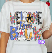Load image into Gallery viewer, Welcome Back School Mascot Shirt- Generals, Tigers, Warriors, Trojans, Panthers, Ramblers
