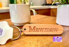 Load image into Gallery viewer, Personalized Wood Keychains-Oak
