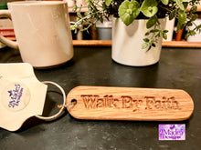 Load image into Gallery viewer, Personalized Wood Keychains-Oak
