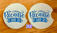 Load image into Gallery viewer, Car Coasters-various designs
