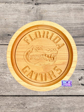 Load image into Gallery viewer, Florida Circle Solid Wood Valet Catch-All Tray
