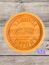 Load image into Gallery viewer, Florida Circle Solid Wood Valet Catch-All Tray
