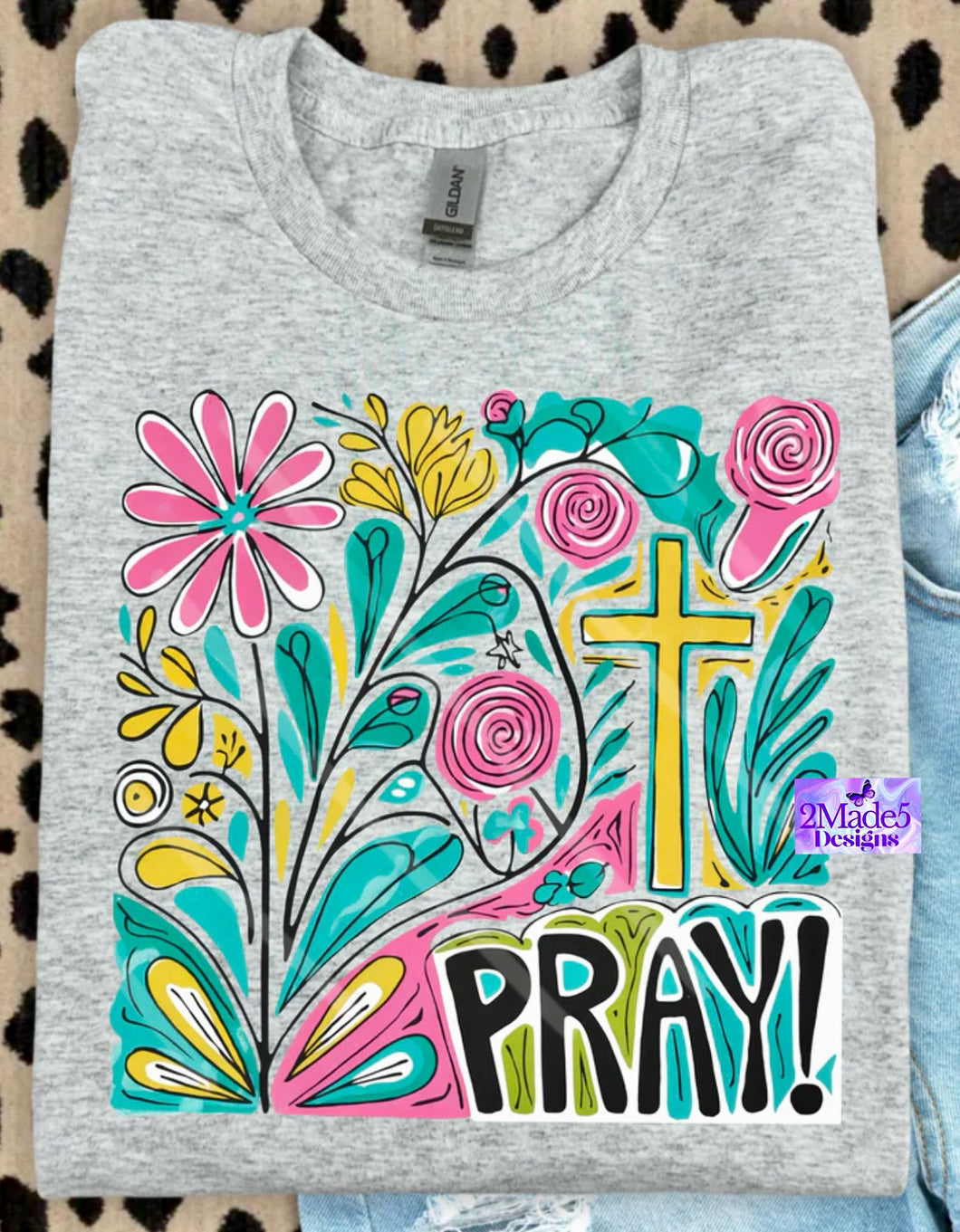 Pray Floral Shirt