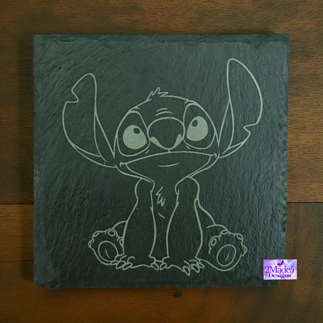 Stitch Slate Coaster