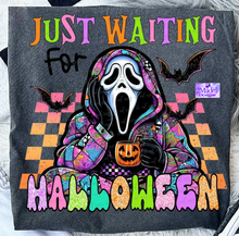 Load image into Gallery viewer, Just Waiting On Halloween Shirt
