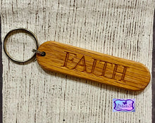 Load image into Gallery viewer, Personalized Wood Keychains-Oak
