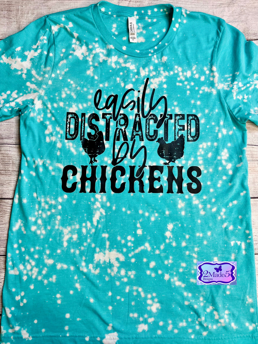 Easily Distracted By Chickens Shirt