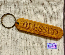 Load image into Gallery viewer, Personalized Wood Keychains-Oak
