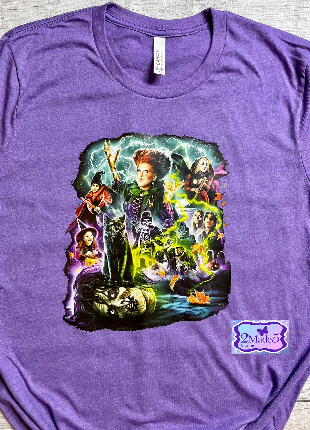 HP Witches Bella Canvas Heather Team Purple Short Sleeve Unisex Shirt