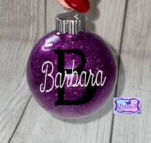 Load image into Gallery viewer, Personalized Name Glitter Ornament
