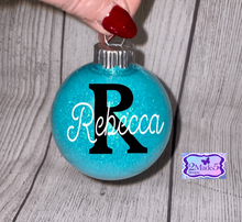 Load image into Gallery viewer, Personalized Name Glitter Ornament
