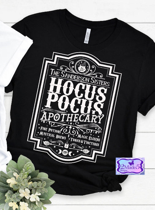 HP Apothecary Bella Canvas Black Short Sleeve Unisex Shirt